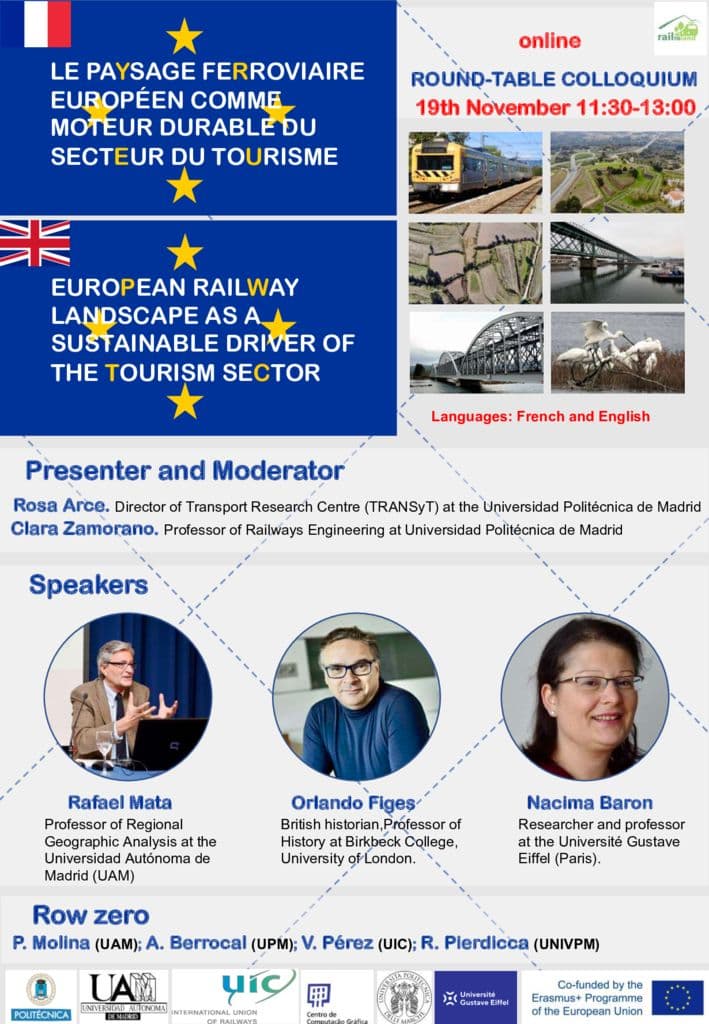 RAILtoLAND |Online round-table colloquium | 19 November 2020